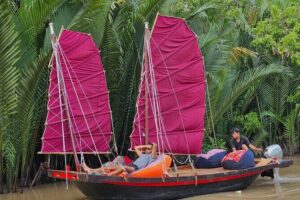Ben Tre: Scooter, Culture, Sailboat and Mekong Food (Half Day) - Nhơn Thạnh and the Winding Branch: Why the Sailboat Feels Special