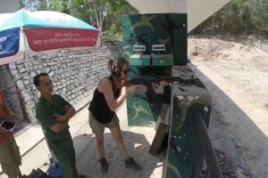 BIG BOSS Private LIMOUSINE To Cu Chi Tunnels and Mekong delta - The land stops first: lacquer workshop and rubber plantation