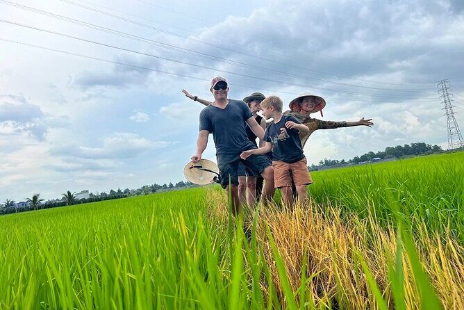 Cu chi Tunnel & Mekong Delta Full Day BBQ Lunch Lux Group 10 pax - Bee Farm, Honey Tea, and the Python Photo Moment
