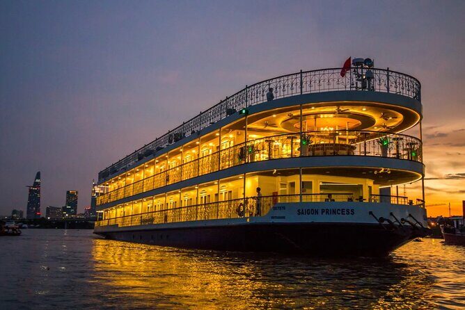 Exploring Ben Thanh Princess Dining Cruise in Ho Chi Minh - A Saigon River dinner cruise with real skyline views