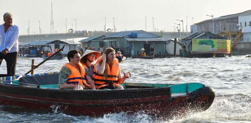 From HCM: Mekong Delta Can Tho Floating Market 2-Day Tour - City Market Time and Truc Lam Phuong Nam Monastery