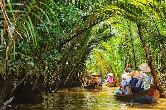 My Tho Ben Tre Mekong River full day trip - Pickup from District 1 and the road into rice country