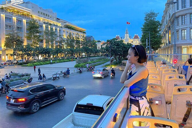 Night Bus Tour in Ho Chi Minh City - The non-stop route: seeing District 1’s icons from the bus