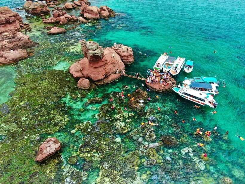 Phu Quoc 3 Island Tour: Gam Ghi, Mong Tay, May Rut Island - May Rut Islet: Beach Relaxing and Flycam Moments