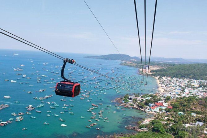 Phu Quoc full day with Cable Car and 3 islands - Hon Thom Cable Car: Long Sea Crossing and Sunset Views