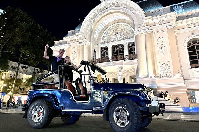 Private Jeep City Tour Saigon by Night and Skybar Drink - AIR Saigon skybar: one included drink with real views