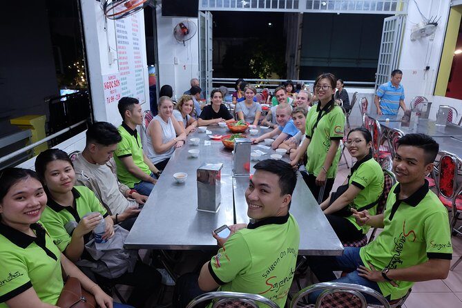 Saigon After Dark and Street Food by Motorbike and Scooter - First stop: beef noodles soup, sugarcane juice, and betel leaf beef