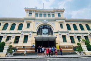 Saigon Unseen: Culture, Coffee, Hidden Spots Motorbike Adventure - Pink Church Stop: French-Colonial Color in the Middle of Real Streets