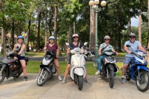 Saigon Unseen, History, & Hidden Gems Sightseeing Motorbike Tour - Starting at Saigon Opera House: pickup, mobile ticket, and the ride setup